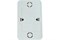 Розетка IN HOME BolLeto 7102, двухместная, накладная, белая, без заземления 47726