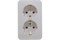 Розетка SYSTEM ELECTRIC Blanca BLNRA010211, двухместная, накладная, белая, с заземлением 41393 - фото 102793