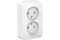 Розетка SYSTEM ELECTRIC Blanca ВLNRA000211, двухместная, встраиваемая, белая, без заземления 41394 - фото 103083