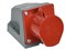 Розетка стационарная IEK ССИ-114, одноместная, 3Р+РЕ, 16А, 380-415В, IP44, накладная, красный, с защитной крышкой 60285 Розетка стационарная IEK ССИ-114, одноместная, 3Р+РЕ, 16А, 380-415В, IP44, накладная, красный, с защитной крышкой 60285