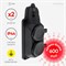 Колодка для удлинителя ERA К-2е-В-IP44, двухместная, 16А, 250В, IP44, 3500Вт, с заземлением, с заглушкой, каучук, черная 78772