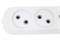 Колодка для удлинителя REXANT Эконом 11-8715, четырехместная, 6A, 220В, IP20, без заземления, белая 55735