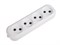 Колодка для удлинителя REXANT Эконом 11-8715, четырехместная, 6A, 220В, IP20, без заземления, белая 55735