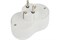 Разветвитель/тройник ЭРА SPx-2е-W Б0053478, двухместный, с заземлением, плоский, белый 73091