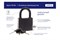 Замок навесной APECS PD-06-50-Blister, 50мм, сталь, дисковый 89135