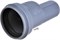 Патрубок эксцентрический для внутренней канализации,  32х40мм, полипропиленовый, серый 29737