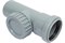 Ревизия для внутренней канализации,  50мм, полипропиленовая, серая 12