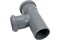 Тройник для внутренней канализации,  50х40мм, 87 градусов, полипропиленовый, серый 29739