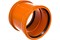 Муфта ремонтная для наружной канализации, 160мм, двухраструбная, полипропиленовая, оранжевая 17614