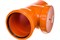 Ревизия для наружной канализации, 110мм, полипропиленовая, оранжевая 21890
