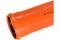 Труба для наружной канализации, диаметр 110мм, длина 1 м, толщина стенки 3.4мм, полипропиленовая, оранжевая 60315