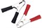 Зажим крокодил REXAN  16-0018-9, 105мм, 100A, набор 2шт: черный и красный 90559
