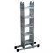 Лестница трансформер, 2х4+2х5 ступеней, высота 2.54-5.23мм, алюминиевая 11803