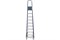 Лестница стремянка АЛЮМЕТ М8410, 10 ступеней, высота 2.08м, стальная 15074
