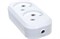 Колодка для удлинителя IONICH UNIVersal 1517, двухместная, 10А, 250В, IP20, без заземления, белая 80225