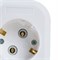 Колодка для удлинителя IONICH UNIVersal 1522, четырехместная, 16А, 250В, IP20, с заземлением, белая 80230