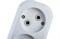 Колодка для удлинителя MAKEL 101, двухместная, 10А, 250В, IP20, 2200Вт, без заземления, АБС-пластик, белый 88196