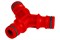 Тройник для разветвления/соединения шлангов GRINDA, 1/2", пластиковый 25326