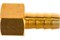Штуцер для шланга, 1/2", с внутренней резьбой 14мм, латунный 18364