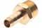 Штуцер для шланга, 1/2", с внешней резьбой 18мм, латунный 19393