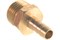 Штуцер для шланга, 3/4", с внешней резьбой 25мм, латунный 8557