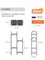 Подставка для цветов Лира 24 ПДЦЛИ24 Б, 370x170x755мм, 4 корзины, стальная, белый 92938