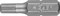 Бита ЗУБР Мастер, С 1/4 дюйма, НЕХ4, 25мм, кованая, хромомолибденовая сталь - фото 15294