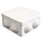 Коробка распределительная ОП У-110 105*105*56 Белая крепление на винтах - фото 22852