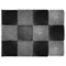 Коврик придверный Травка, 42x56см, грязезащитный, черно-серый, пластиковый - фото 31609