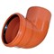 Отвод канализационный 110мм 87 градусов, наружный, полипропиленовый, оранжевый 12490 - фото 33062 Отвод канализационный 110мм 87 градусов, наружный, полипропиленовый, оранжевый 12490 - фото 33062