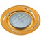 Светильник встраиваемый Ecola DL3181 MR16 GU5.3, 23x78мм, литой, матовый, золото, алюм Вихрь, FG1607EFF - фото 33389