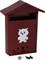 Ящик почтовый Домик №2 Сова, 350x240мм, коричневый, с замком - фото 34108