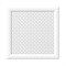 Решетка (экран) радиаторная ХДФ, 600x600мм, Сусанна, врезная, белый - фото 37828