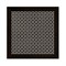 Решетка (экран) радиаторная ХДФ, 600x600мм, Сусанна, врезная, венге - фото 37831