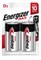 Батарейка Energizer МАХ LR20, алкалиновая/щелочная, цилиндрическая - фото 42176