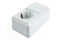 Блок горизонтальный ЭРА Quadro Б0036153, розетка и двухклавишный выключатель, с заземлением, белый - фото 49825