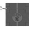 Коврик антивибрационный АМ Не шуми, 65х62см, черный, резиновый - фото 50457