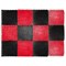 Коврик придверный Травка, 42x56см, грязезащитный, черно-красный, пластиковый - фото 50499
