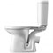 Унитаз-компакт Анимо, косой выпуск, нижняя подводка, белый 65258