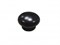 Ручка-кнопка мебельная РК 3482/4, диаметр 34мм, дерево, чёрная - фото 58766