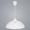 Светильник подвесной Дюна Флора, диаметр 300мм, 1х60W, E27, белый - фото 59032