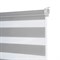 Штора рулонная/миниролл День/ночь Бейс серый 80x160см 69275