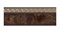 Карниз потолочный BroDecor Меандр, трехрядный, с поворотами, с блендой ПВХ, 2.4м, карельская береза/золото - фото 60185