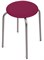 Табурет Ника Эконом 2 ТЭ2, круглое сиденье, ДСП, темно-красный - фото 66096