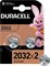 Элемент питания (таблетка) Duracell CR 2032, литиевый 72344