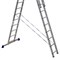 Лестница-трансформер 3x13, 3.67/8.7м, алюминиевая 8987