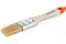 Кисть малярная плоская Шабашка, 1"/25мм, деревянная ручка, натуральная щетина - фото 73708