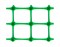 Сетка для подзаборного пространства ЗР-45/0.4/20, высота 0.4м, ячейка 45x45мм, в рулоне 20м, пластиковая, лесной зеленый, на метраж - фото 74347