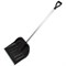 Лопата снеговая Метель, 400x460мм, черная, пластиковая, алюминиевый черенок + V-образная ручка 48784