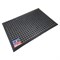 Коврик придверный REM, 90x150см, грязесборный, ячеистый, черный, резиновый 3945